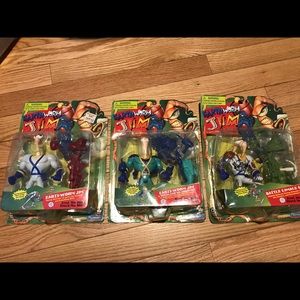Earth Worm Jim 1994 playmates figures-Set of 3